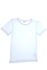 kid white t-shirt isolated on white