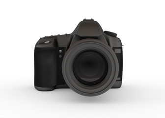 Reflex Digital Camera, Front View