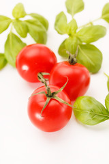 tomatoes and basil