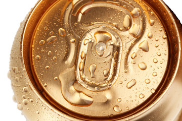 golden can close-up