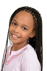 Closeup young african female child © Michael Gray