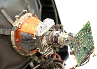 Cathode ray tube old tv part