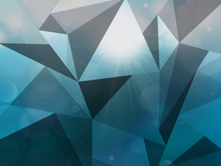 Obraz premium Abstract Triangle Background CouCou