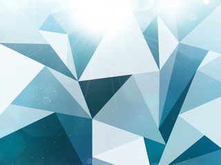 Obraz premium Abstract Triangle Background CouCou