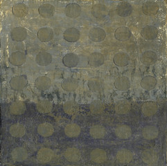 Naklejka premium Abstract Circle Pattern Painting