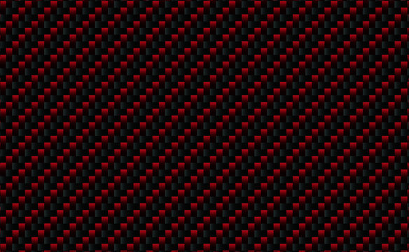 Red carbon fiber pattern