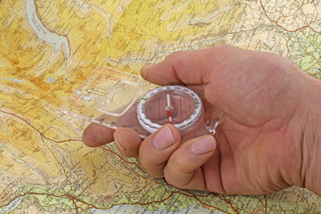 Fototapeta premium map reading