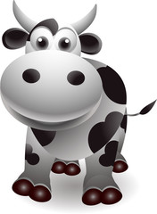 cute cow cartoon