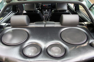 speakers in the car