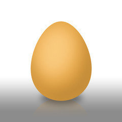 Brown egg for Graphics.