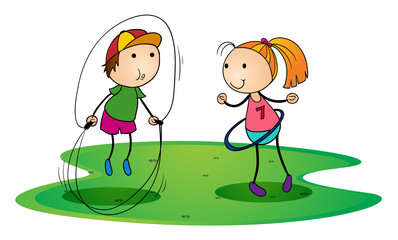 kids playing outdoor