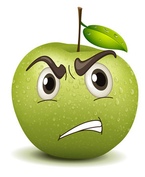 Angry Apple Smiley