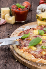 Homemade Hawaiian Pizza