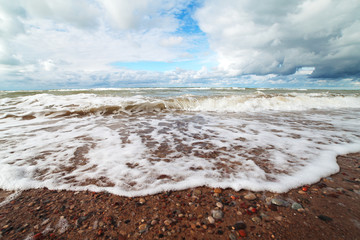 Baltic sea waves.