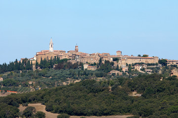 Naklejka premium The medieval town of Pienza