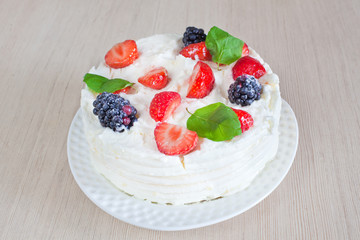 cake on a table