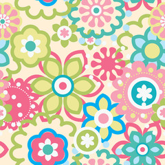 Seamless flower pattern