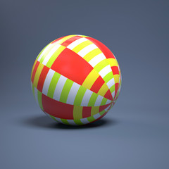 Child's colorful ball