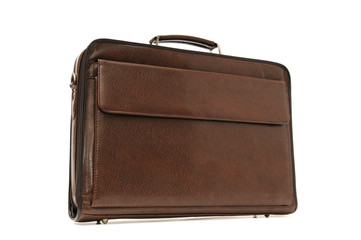 briefcase isolated on white background