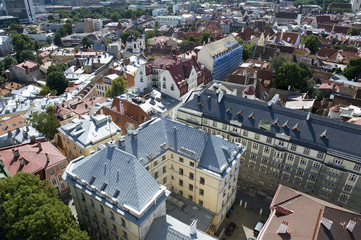 Estonia. Tallinn. View from the height of the old town