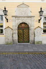 Estonia. Tallinn. The front door in the old town
