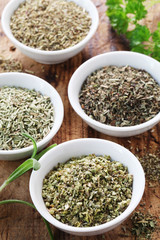 Various Dried Herbs