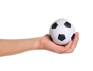 Fototapeta premium Boy hand with small ball