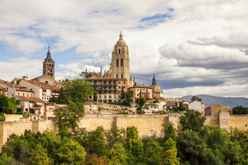 Fototapeta na wymiar Katedra Segovia, Castilla y León, Hiszpania
