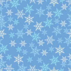 Winter seamless vector pattern
