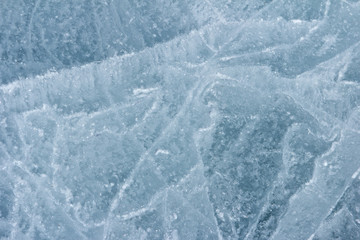 Blue ice abstraction