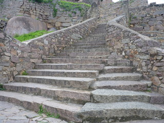 Staircase of old Indian Fort