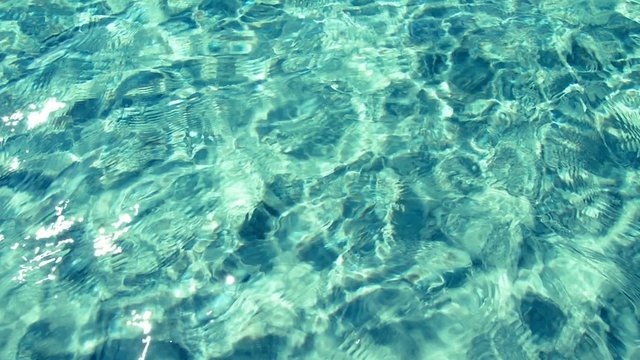 crystal clear water ripples