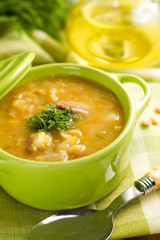 Pea soup