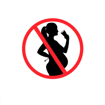 Interdiction de boire et fumer pour femmes enceintes