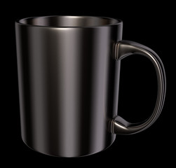 metal mug