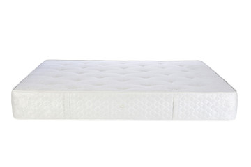 Softness of spring mattress isolated