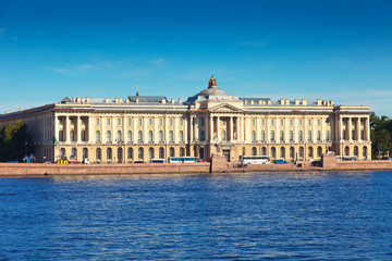 View of St. Petersburg. Academy of Arts