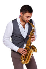 Obraz premium A gentle musician