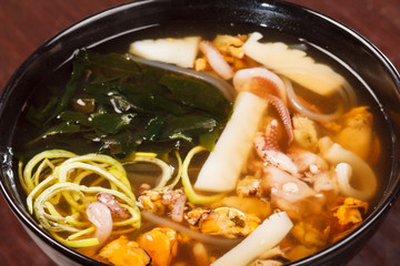 Japanese seafood soup