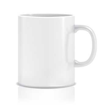 White Isolated Cup