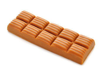 Toffee isolated on white background
