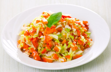 Fresh vegetable salad