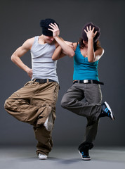 Passion dance couple. - 45175318