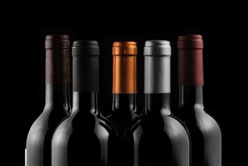 Bottles of wine