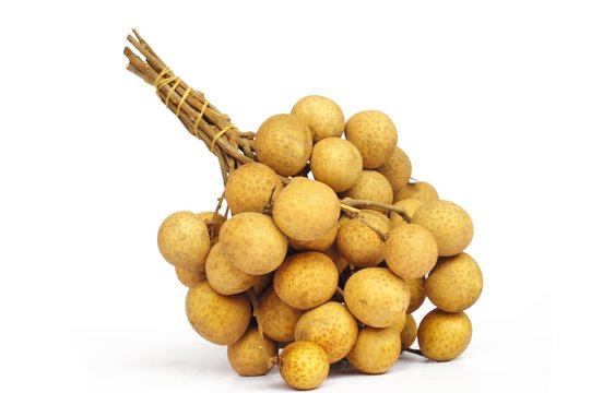 longan isolated on white