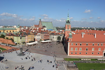 Naklejka na ściany i meble Old town of Warsaw