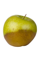 Decaying Granny Smith Apple