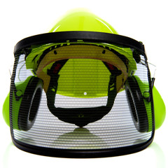 Schutzhelm Gehörschutz und Visier