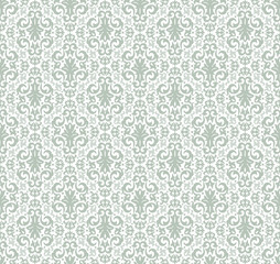 Damask seamless pattern vector