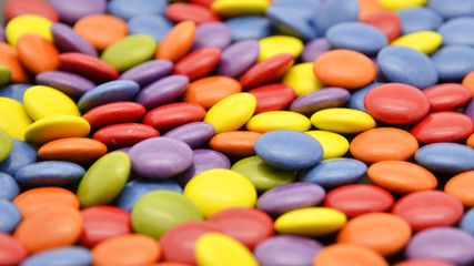 Fototapeta na wymiar multicolored chocolate candies